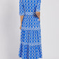 🎉Lenteaanbieding: 50% korting🌸 Maxi-jurk met V-hals voor dames met geometrische print