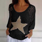 ⏰50% korting💥Damesmode Ronde Hals Gehaakte Gebreide Mesh Top