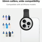 52 mm clip-on CPL telefooncamerafilterset, circulair polarisatiefilter, compatibel met de meeste mobiele telefoons