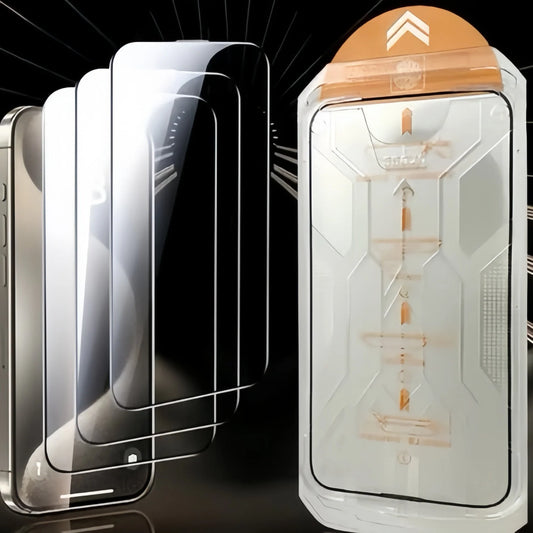 📱Schermbeschermer - Vingerafdrukbestendig, stofvrij, zonder luchtbellen