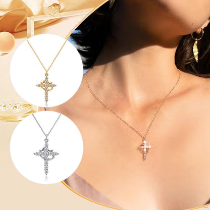 🔥49% OFF✨De Forever Cross & Crown-ketting👑