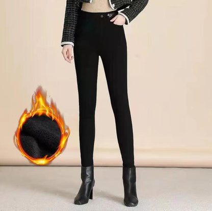 ❄️ Winter uitverkoop 50% korting👖Warme Skinny Jeans met hoge taille en stretch voor vrouwen