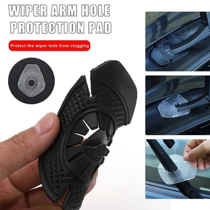 🚗Koop 1 Set Krijg 1 Set Gratis 🍂Siliconen Ruitenwisser Arm Beschermpads – Voorkomt Bladeren, Stof en Vuil rond de Wisseropening