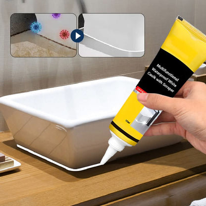 🔥2025 HEET UITVERKOOP🔥Multifunctionele Waterdichte Witte Kit met Schraper