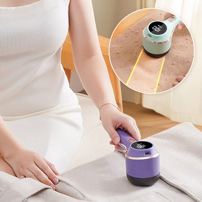 Digitale display -stoffen pluisverwijderaar met 3 snelheden