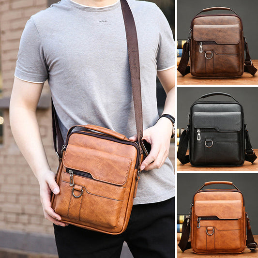 🎉Nieuwjaars Cadeau 50% KORTING!💼Zakelijk-Casuale Herentas met Grote Capaciteit – Duurzaam, Waterdicht & Perfect voor Werk & Reizen!
