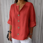 💥 Tijdelijke grote korting💥 Losse modieuze blouses met knoopjes voor dames