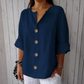 💥 Tijdelijke grote korting💥 Losse modieuze blouses met knoopjes voor dames
