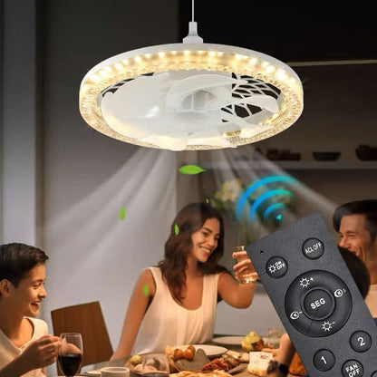 🌞 50% Korting! 💡2-in-1 Dimbare Plafond Ventilatorlamp met Afstandsbediening – Stil, Verstelbaar en Ruimtebesparend