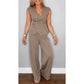 💋 Elegante 2-delige dames set – V-hals top & broek