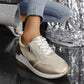 Casual Mesh Sneakers met Loopzool en Ritssluiting voor dames