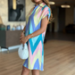 🌞Zomeruitverkoop 49% KORTING🔥Charmante Dames Jurk met Losse Pasvorm en Print