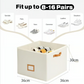 👟✨  50% KORTING! 👟 Compacte schoenenkist voor 16 paar – stofdicht, verstelbaar en opvouwbaar, ideaal voor kleine ruimtes.