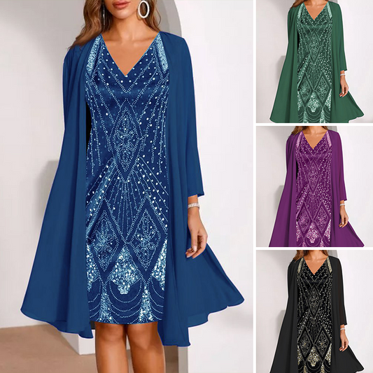 👗✨Nieuwe stijl 2026: chiffon jurk met 3D-digitale print!🔥Koop er 2 en profiteer van gratis verzending