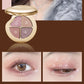 4-kleuren oogschaduwpalet met hoge pigmentatie en langdurige houdbaarheid