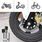 🔒🏍️ Antidiefstal Schijfremslot – Met Drukvergrendeling, Stevige Legering & Weerbestendig Ontwerp