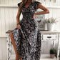 💃Tijdelijke aanbieding 2026 – 50% korting☀️ Luchtige maxi-jurk met V-hals en bloemenprint