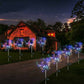 🔥 50% KORTING ! ✨ Zonne-energie Sfeerverlichting - IP65 Waterdicht, 90 LED's, Feestelijke Sfeer 🎆🌞
