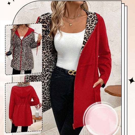 🔥2025 Nieuw product🔥Omkeerbare hoodie met rits voor dames