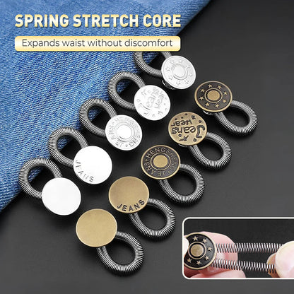 🔥Koop er 1 en krijg er 1 gratis 🏆Veerbelaste metalen tailleverlengingsknop voor jeans🔩👖