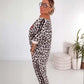 🐆 Trendy Dames Set – Comfort & Stijl met Luipaardprint