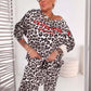 🐆 Trendy Dames Set – Comfort & Stijl met Luipaardprint