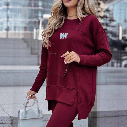 ✨ Trendy Dames Set – Comfortabel Sweatshirt & Legging voor Elke Dag