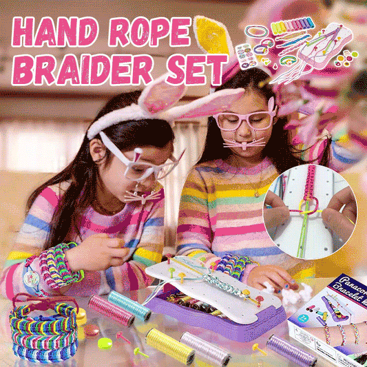 🎁Early Xmas Sales - 49% OFF🎅DIY Hand Rope Braider Set