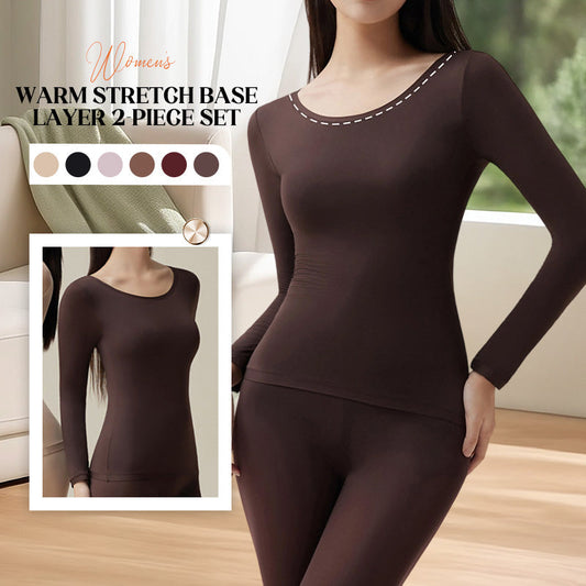 ❄️Winteruitverkoop 49% KORTING🧥Tweedelige set met warme stretchbasislaag voor dames