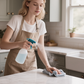 🚽Badkamerreinigingsborstelset🚽 – Met Geïntegreerde Borstelapplicator & Hygiënisch Schild – Ideaal voor Tegelvoegen, Douchedeuren & Armaturen ⚡