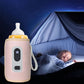 Draagbare waterdichte USB-babyflessenwarmer