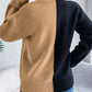 Chic Color-Blocking Ghost Face-trui voor dames