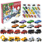 🎁Kerstcadeau met 50% KORTING!!!🚗Adventskalender voor jongens: speelgoedsets met bouwvoertuigen van lichtmetaa