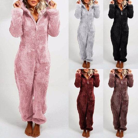 ✨🦊 Ultra-Soft Hooded Onesie voor Lounging – Pluche Stof, Speelontwerp & Comfortabele Pasvorm (Thuis Relaxen Must-Have!)