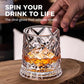🥛💎Nieuwjaarsaanbieding 50% korting! ✨🔥 360° draaibaar whiskyglas