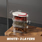 🔥 50% korting! 🌶️ Multi-laags Afgesloten Specerijen Organizer – Luchtdicht, stijlvol & ruimtebesparend voor elke keuken! 🧂✨