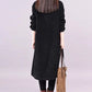 🔥Hot Sale Deals - Dames maxi-jurk met hoge hals en losse corduroy