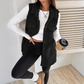 ✨Chic & Warm! Fuzzy Lange Dames Bodywarmer – Superzacht & Stijlvol❄️💖