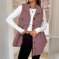 ✨Chic & Warm! Fuzzy Lange Dames Bodywarmer – Superzacht & Stijlvol❄️💖
