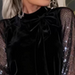 ⏳Tijdelijke aanbieding⏰Damesjurk met pailletten en strik bij de hals✨👗