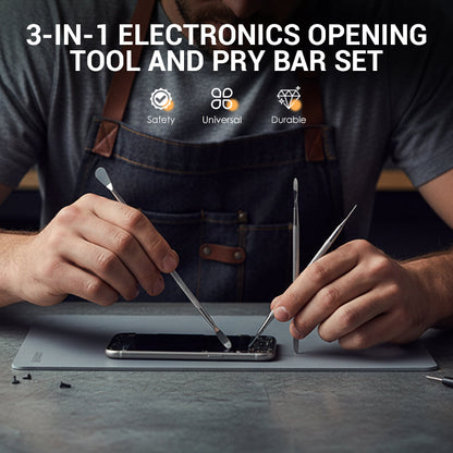🔧3-in-1 elektronica-openingsgereedschap en hefboomstangenset