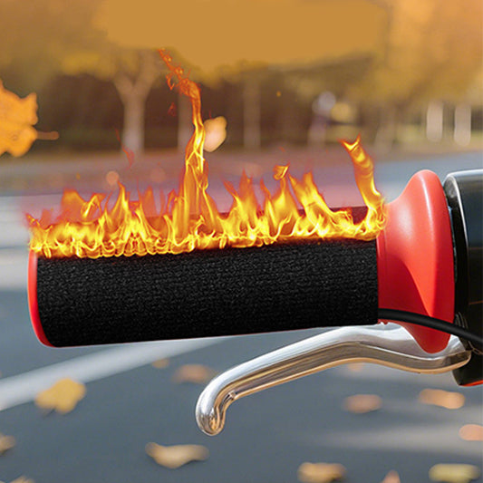 🎄Kerstdeal ALTIJD 50% KORTING!🏍️ Verwarmde Handvatten voor Fietsen & Motoren: 3 Warmtestanden + USB-Aangedreven + Antislip！