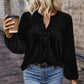 🔥🔥Nieuw binnen 50% KORTING🎁Elegante blouse met gerimpelde voorkant en lange mouwen