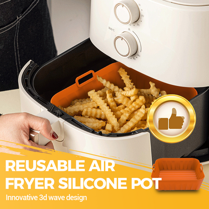 🔥50% korting🔥Herbruikbare siliconen bak voor airfryer