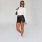 🎁Nieuwe collectie 2026 50% korting💥 Slim fit crop top set voor dames