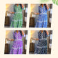 🎉Lenteaanbieding: 50% korting🌸 Maxi-jurk met V-hals voor dames met geometrische print
