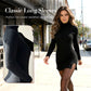 👗Dames gebreide geribbelde bodycon mini-jurk