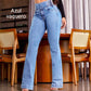 🎁2026 Nieuw binnen 50% KORTING👖 Stretch flare jeans met hoge taille