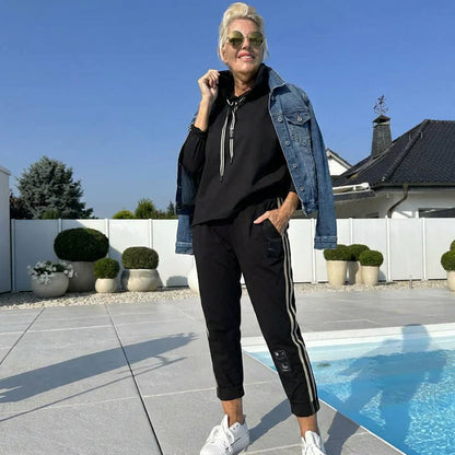 🎊2026 Neue Produkte👗🌟Damen Hoodie & Jogger-Hose 2-teiliges Casual-Set 🌟