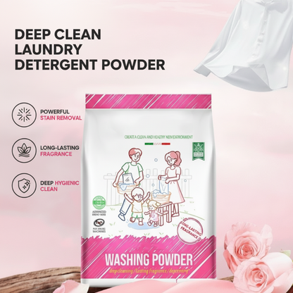🧼 Deep Clean Waspoeder | Krachtige Vlekverwijdering & 72u Frisse Geur – Koop 2, Krijg 1 Gratis
